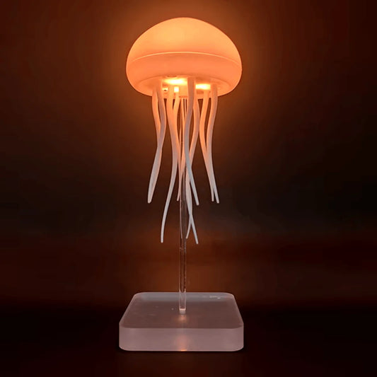 RGB LED Jellyfish Lamp with Voice Control – Color-Changing Ambient Night Light